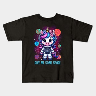 Give Me Some Space - Unicorn Astronaut Kids T-Shirt